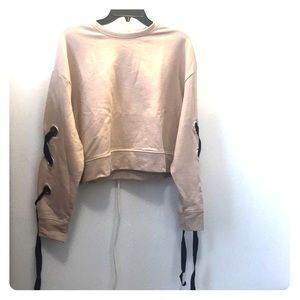 ZARA cropped sweatshirt
